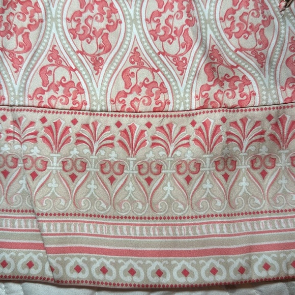 White House Black Market Sleeveless Print Dress Size 14 - Picture 10 of 13